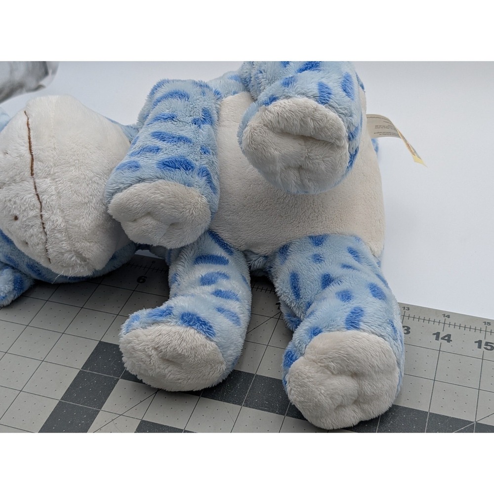 Animal Alley Baby Cat Leopard Plush Blue 10 Inch Stuffed Animal Toy - Picture 10 of 11